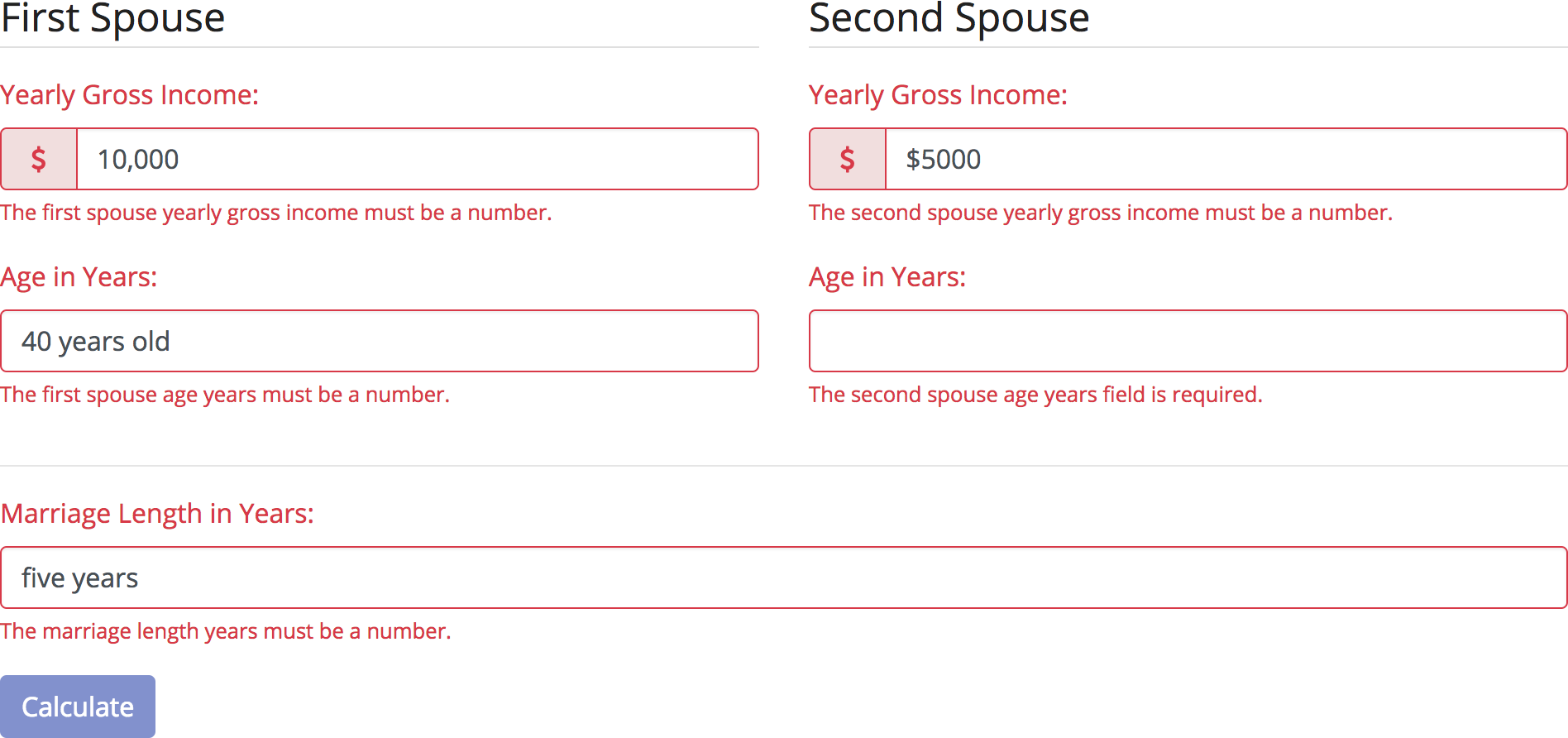 alimony fl calculator